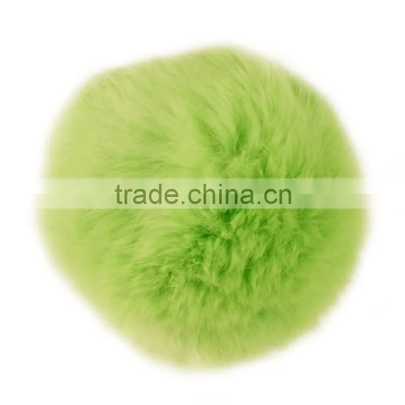 Customized Rabbit Fur ball Keychain