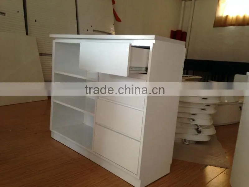 Best Selling Check out counter cashier table with good quality/ KFC counter/ Pizzahut counter table