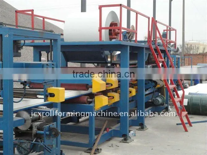 color steel sandwich panel production line