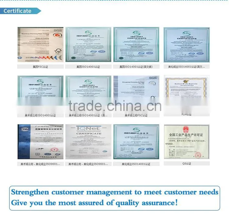 80g rolling coated art paper for wholesale