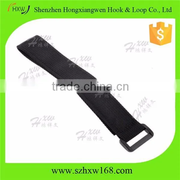 sport hook and loop elastic band with buckle