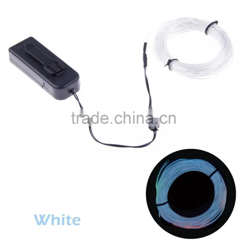 3M Flexible Neon Light Glow EL Wire Rope Car Party Different Colors