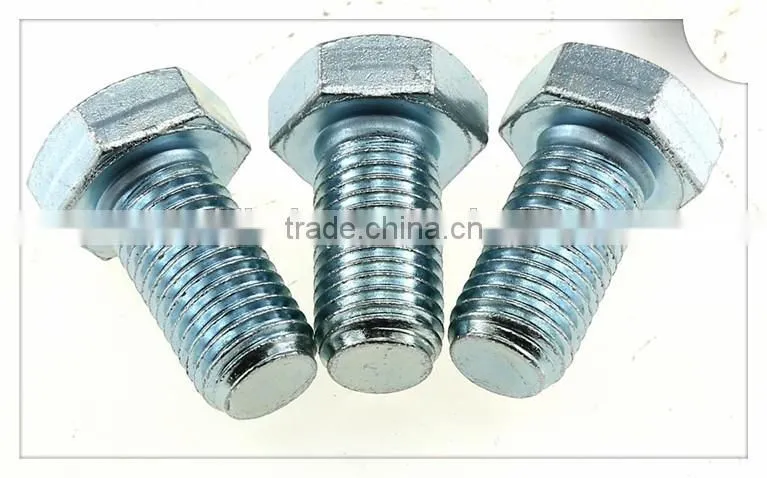 High tensile scm435 jis b 1180 grade 8.8 10.9 hexagon head bolt