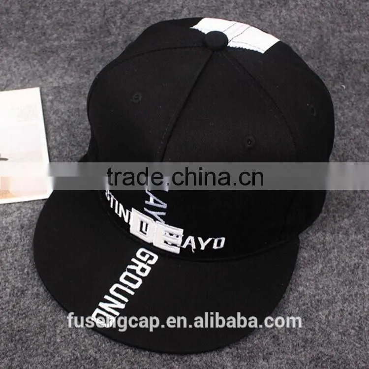 Cheap Plain Two Tone Snapback Cap Oem Flat Brim Snapback 3d Custom Embroidery