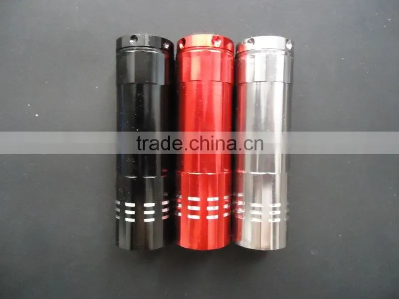 9pc led led torch light,led light torch