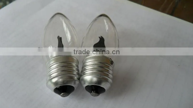 1.5W 0.2-0.5lm 230V E27 led flickering flame bulb