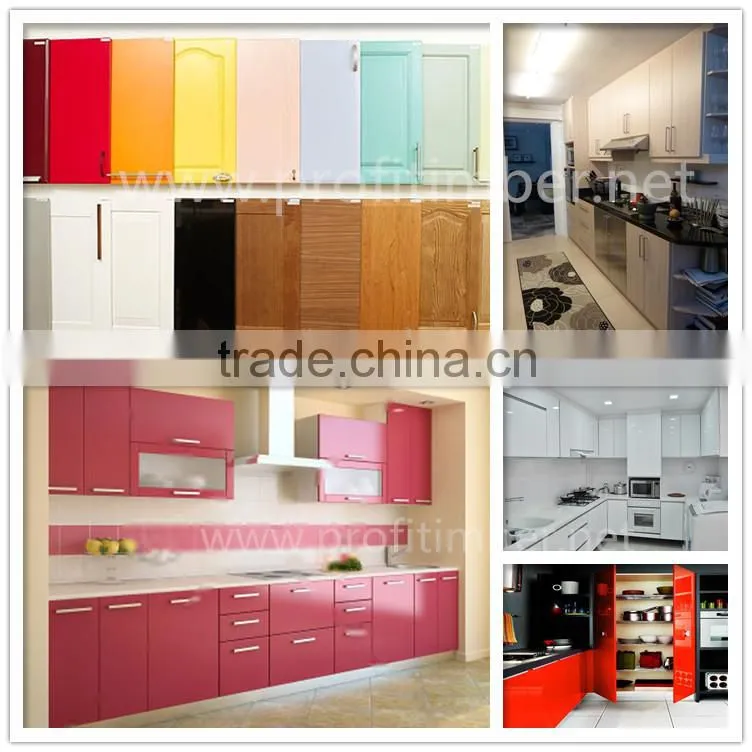 Profitimber High Gloss MDF Wood Panel for Kitchen Cabinets