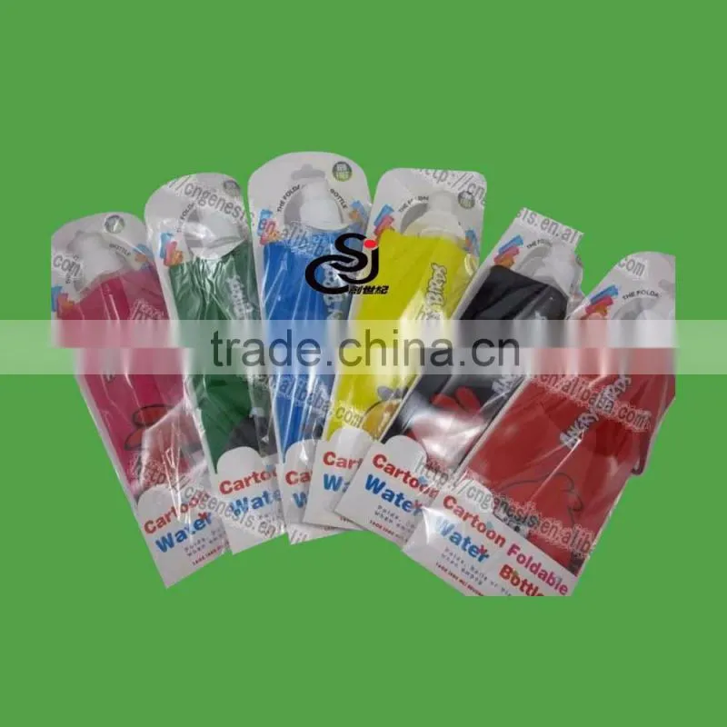 collapsible water bottle, collapse plastic bottle, foldable drinking bottle