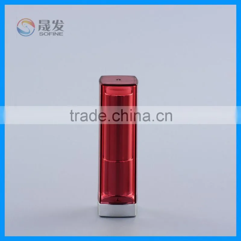 Luxury empty square lipstick tube/lipstick case/lipstick container