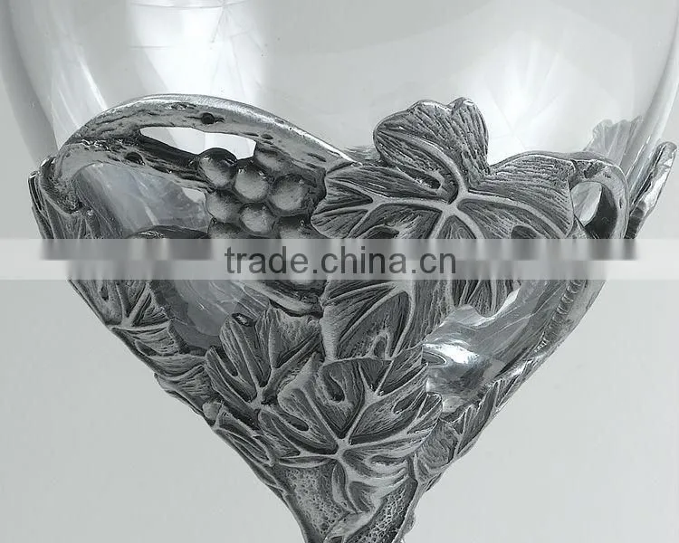 RORO Fruitful Autumn grape galvanization crystal glass big red wine glass