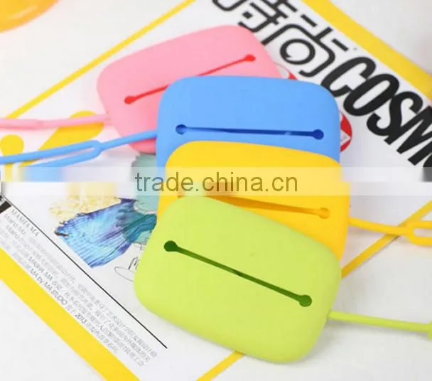 2016 Fashion Key Ring Shopping Bag Car Key Originality Useful Key Bag Silicone Key Bag