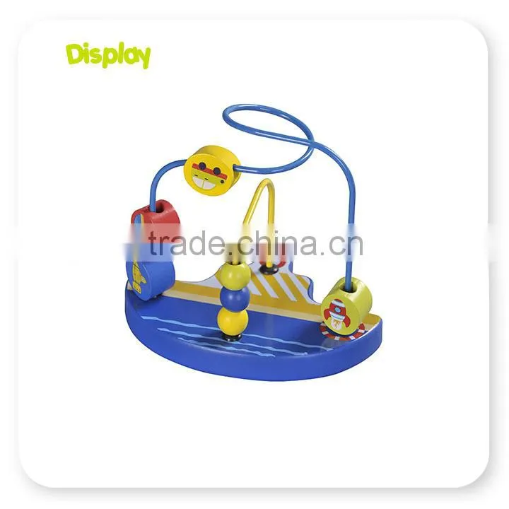 Kids Colorful Wooden Beads Toy
