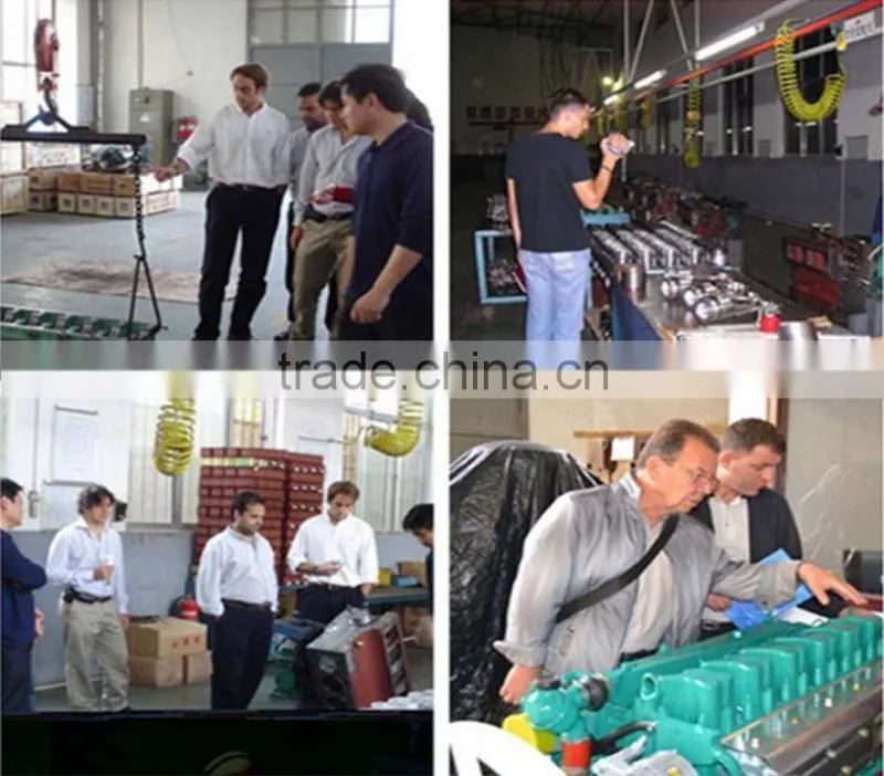 China supplier AC three phrase open type 160kw volvo generator with diesel engine