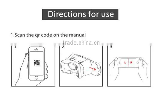 New technology VR PARK 3D Virtual Reality Glasses for Smart Phone