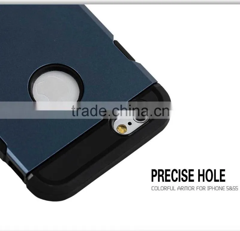 2015 New arrival Slim Colorful Armor mobile phone case for iphone 5,back cover for iphone 5s,for iphone 5s case