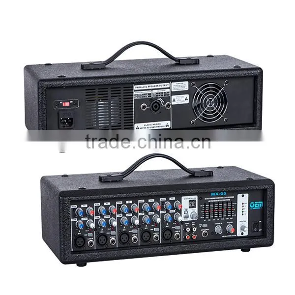 5 channel digital echo karaoke mixer