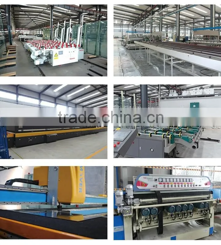 Factory customized clear tempered beveled glass for commercial building