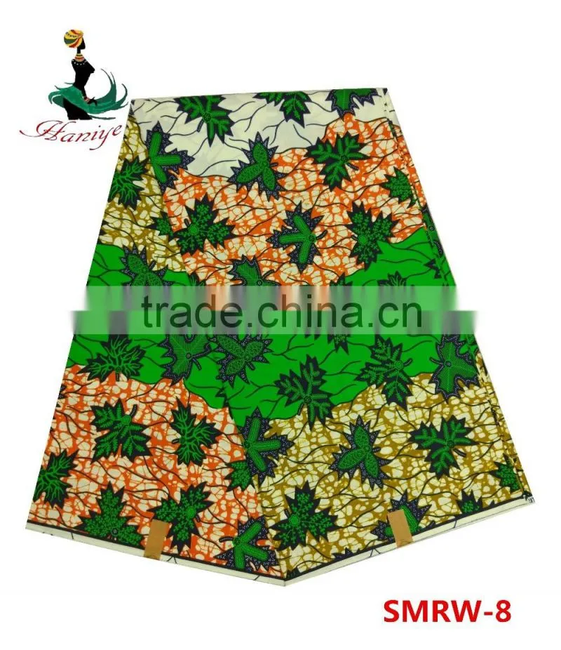 Super wax hollandais Popular dutch real wax fabric super wax african SMRw-7