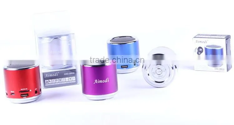 best promotional gift Miniion mini Portable speaker with fm radio