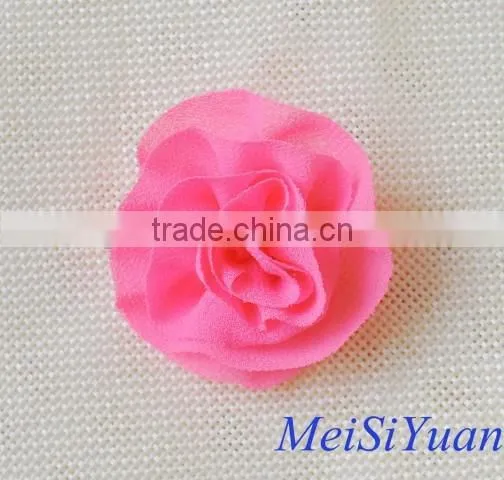 Supply Decorative Handmade Satin Ribbon Flowers giant layer trim flower hat and garment accessories