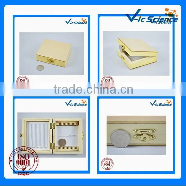 College lab supplies 12 pcs wooden box for slide