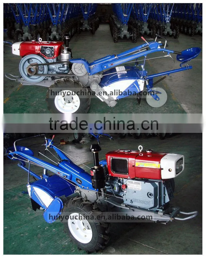 15hp Power Tiller, Hand Tractor, Walking Tractor with Rotary Tiller