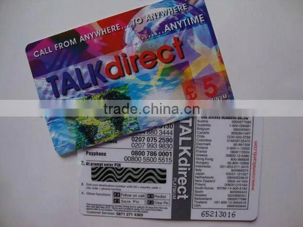 Standard Size Plastic Card