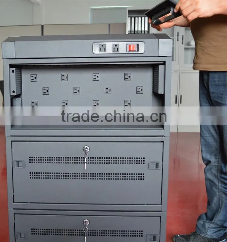 tablet mobile storage and charging cart UL approved