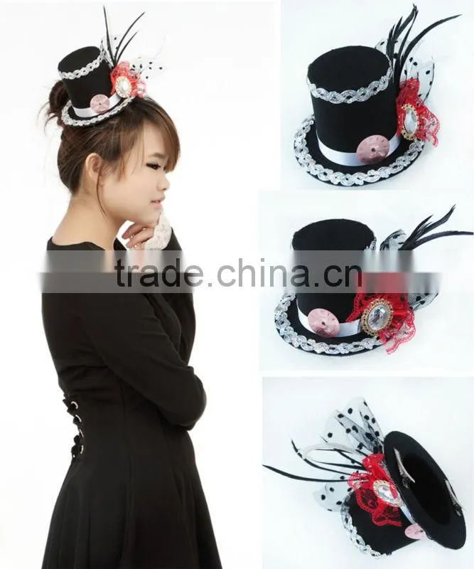 MYLOVE 9cm mini fascinator hat clock hat party MLGM035