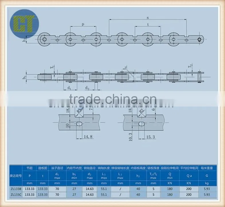 Escalator Step Chain