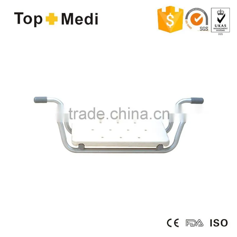 Rehabilitation Therapy Supplies Topmedi TBB794L Bath Bench Aluminum Seat Width Adjustable Bathtub for Disabled
