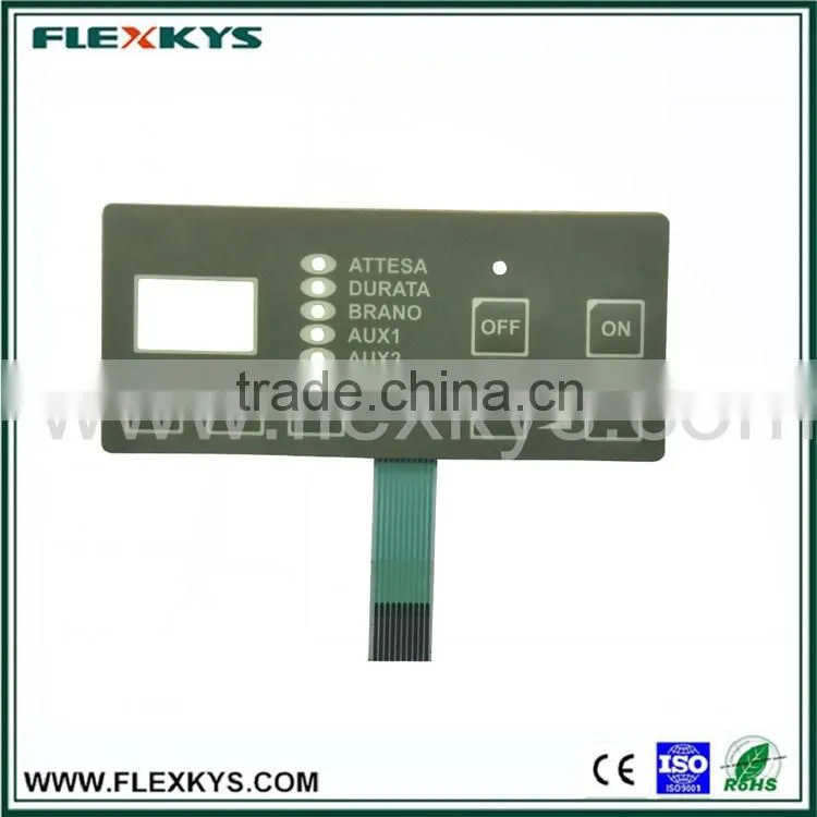 LED polydome membrane panel for control euipment with OEM