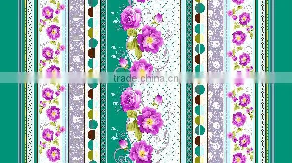cheap pigment print polyester brushed fabric/Home textile