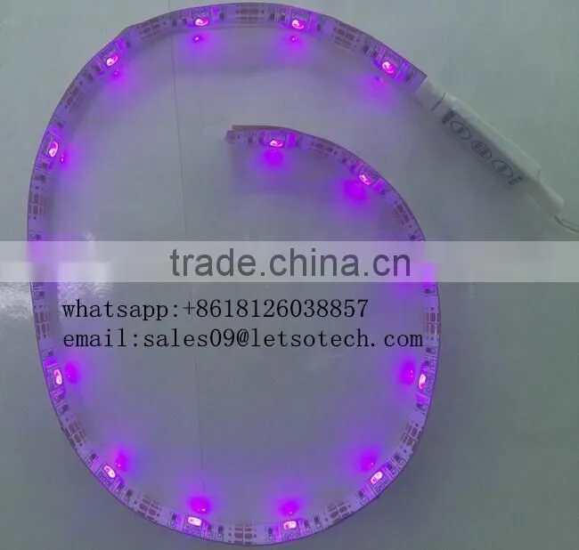 CE RoHS Certification Flex LED Strips Type RGB emitting color smd 5050 5v led strip light with battery box