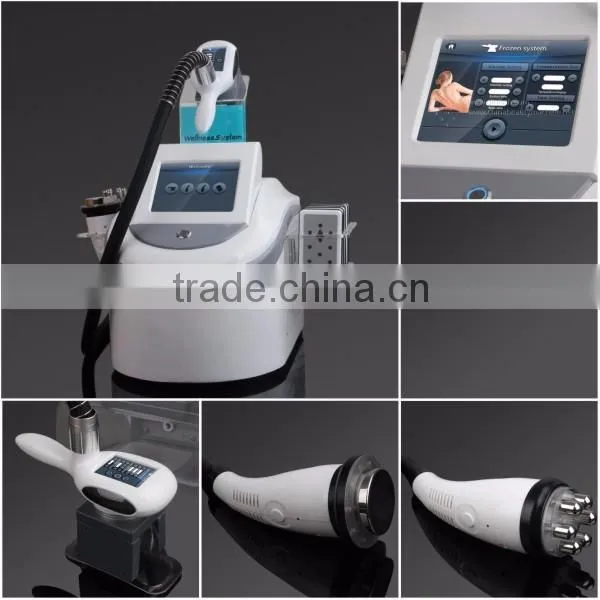 Vacuum Roller Massage & Cooling Fat Handpiece &6 Diode Laser Weight Loss Machine