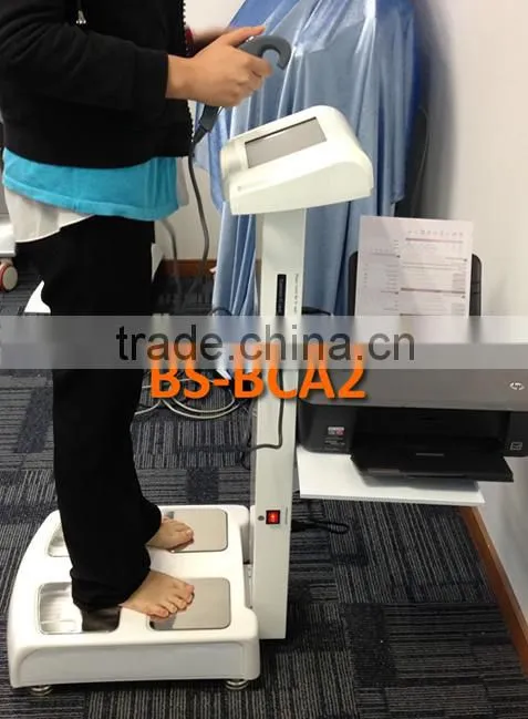 2016 new human body composition health analyzer with built-in printer