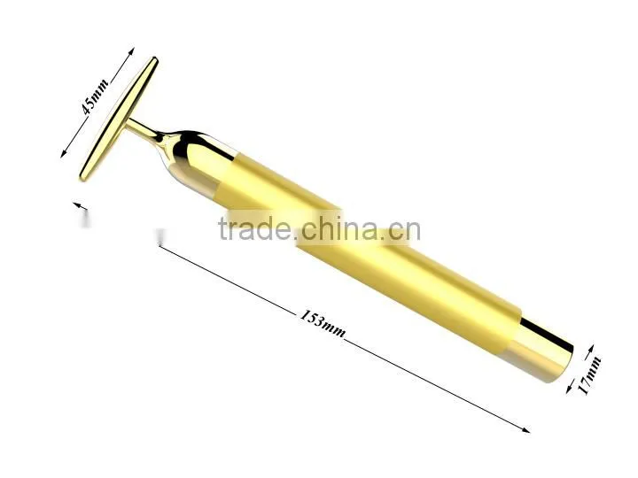 24k gold vibrating fat burning massager
