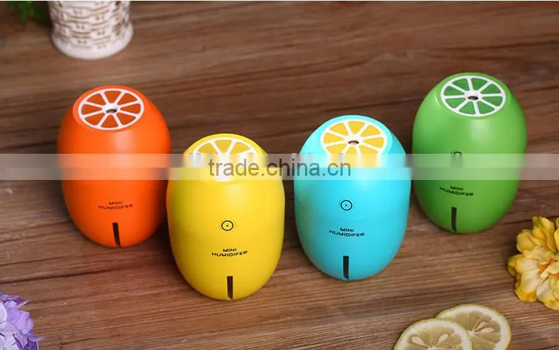 Mini Night-light Lemon Fruit Humidifier Portable USB Air Humidifier For Home And Car