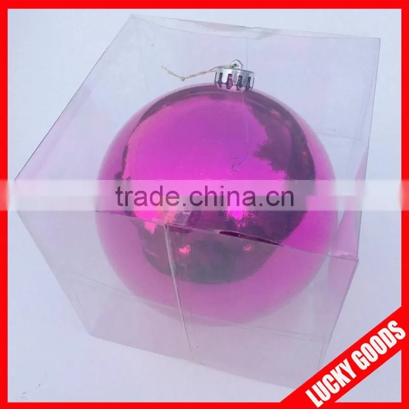 Giant size shatterproof christmas ball unit packing christmas day decoration tree hanging
