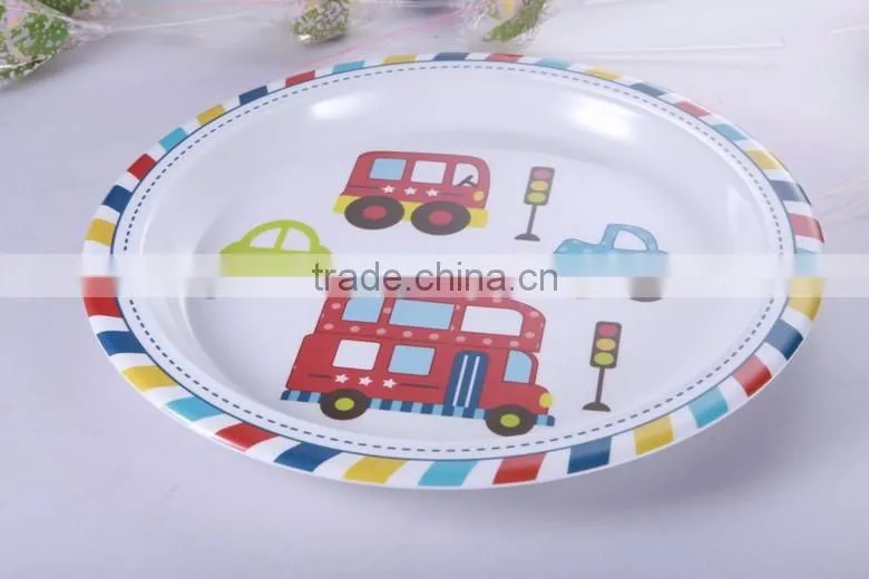 food safe melamine dinner set for kid, microwave safe melamine dinner set