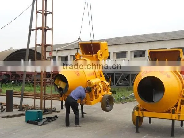 Sell JZC350 Trailer Mounted Concrete Mixers For Sale