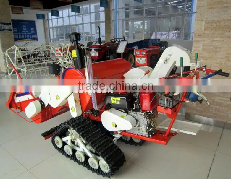 10hp mini wheat combine harvester
