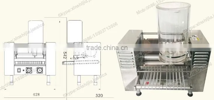 New arrival automatic Mango layer pancake machine