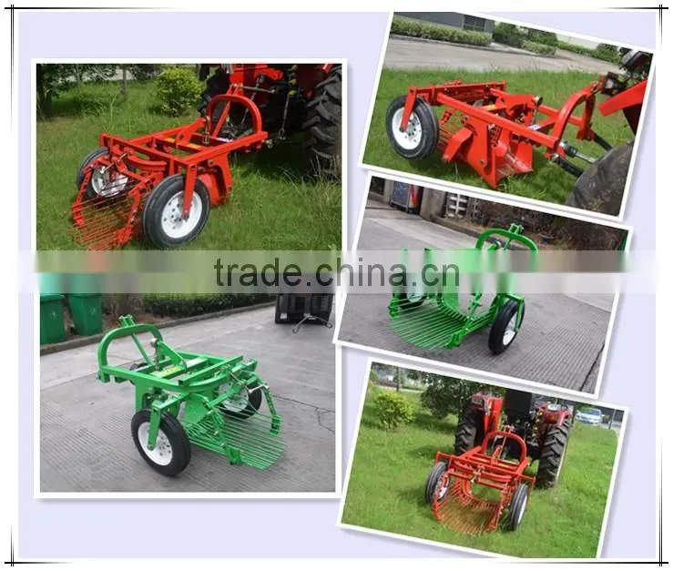 Mini farm machine 1 row PTO 3 point potato harvester for tractor