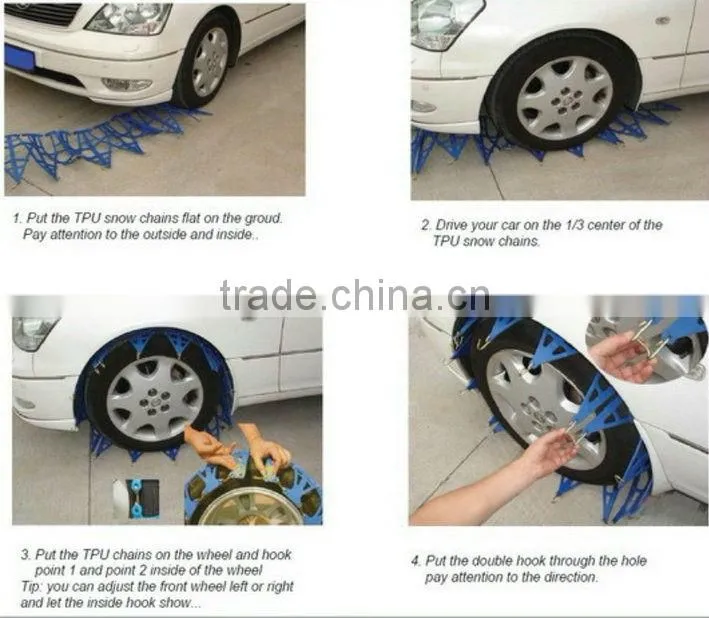 T series Skid Chain (TPU) Snow Tire Chain
