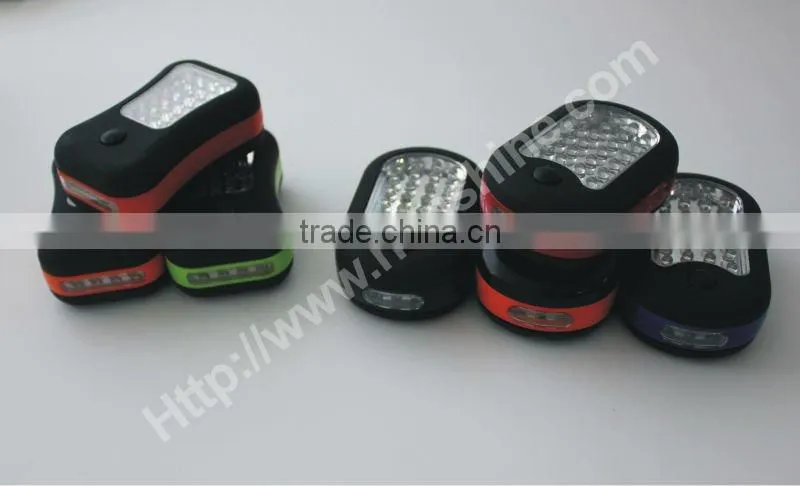 new abs hook magnetic heavy duty led work light with 24+3led
