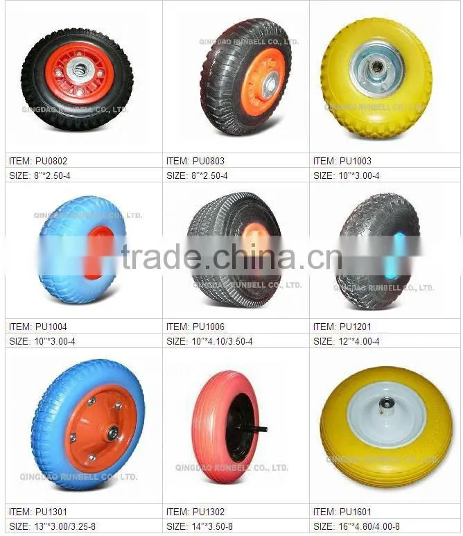 260 x 85mm PU Hand Trolley Wheel