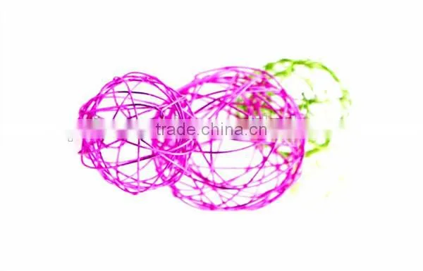 rattan colored christmas ball