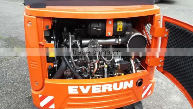 Everun brand ER18 mini Excavator with CE certificate
