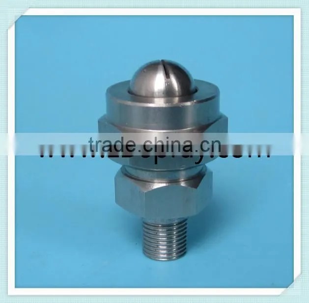 1/8" TB series water air steam flat fan three piece spray nozzle